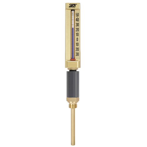 Flüssigkeitsausdehnungsthermometer - 29 series - SIKA - mit direkter Anzeige / Tauchfühler / Industrie
