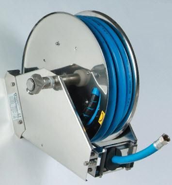 Schlauchtrommel - AUTO X3 - SAURO ROSSI & C. Snc - Avvolgitubo Hose-reel - einziehbar / wandmontiert / Edelstahl