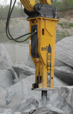 Hydraulischer Felsbrecher - BXR series - Breaker Technology, LTD.
