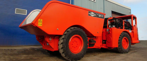 Knickgelenkter Muldenkipper - DT-7 - DUX MACHINERY CORPORATION - elektrisch / für Untertagebau