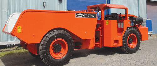 Knickgelenkter Muldenkipper - DT-1 series - DUX MACHINERY CORPORATION - Diesel / elektrisch / für Untertagebau