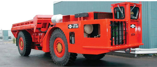 Knickgelenkter Muldenkipper - ET-33 - DUX MACHINERY CORPORATION - elektrisch / für Untertagebau / teleskopisch