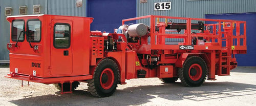 Scherenarbeitsbühne mit Eigenantrieb - S1-SL6000 - DUX MACHINERY CORPORATION - elektrisch / für den Bergbau / für Schwerlasten