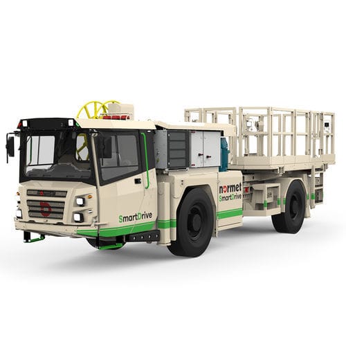 LKW-montierte Scherenarbeitsbühne - UTILIFT MF 540 SD - Normet - elektrisch / für Untertagebau
