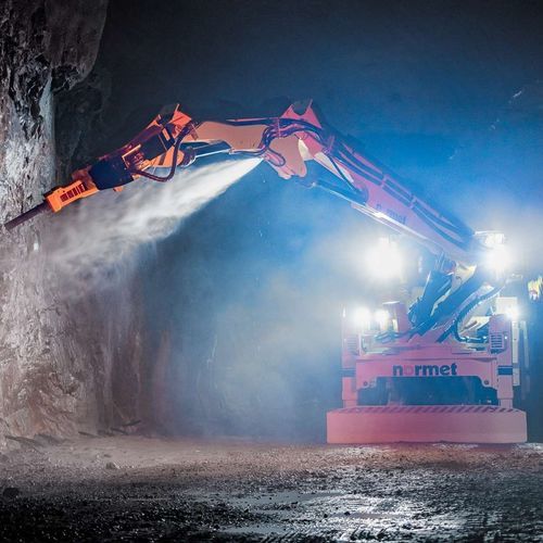 Scaler für Bergbauanwendungen - SCAMEC LC 095 A - Normet - für Tunnel