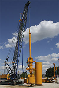 Kran auf Raupen - MC 86 - BAUER Maschinen GmbH - Ausleger