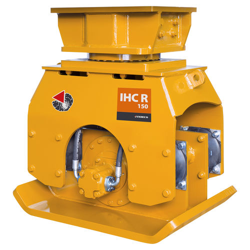Bewegliche Rüttelplatte - IHC R 150 - INDECO - für Bagger / Verdichtung