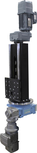 Motor-Rundschalttisch - LIFT AND ROTATE - Motion Index Drives, Inc. - vertikal / Hochpräzision / Zahnstangen