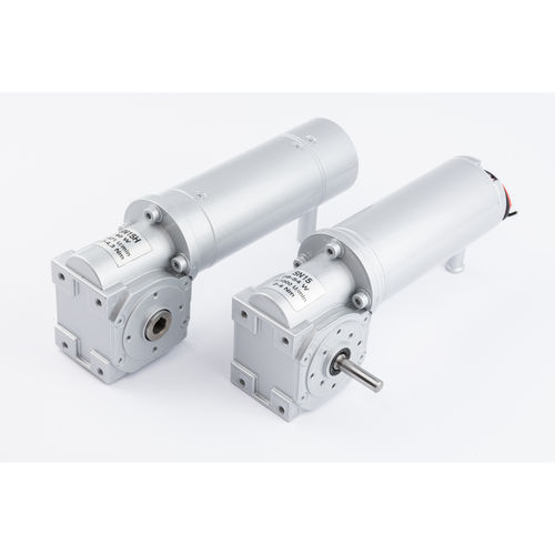 Permanentmagnet-Getriebemotor - SN15 / SN15H / SN15R / SN15HR - Ruhrgetriebe KG - Schnecken / rechtwinklig / mit Vollwelle