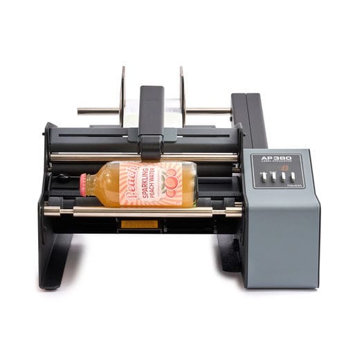 Automatischer Etikettierer - AP380 - Primera Technology - für Flaschen / für die Lebensmittelindustrie / für Roll-Fed-Etiketten