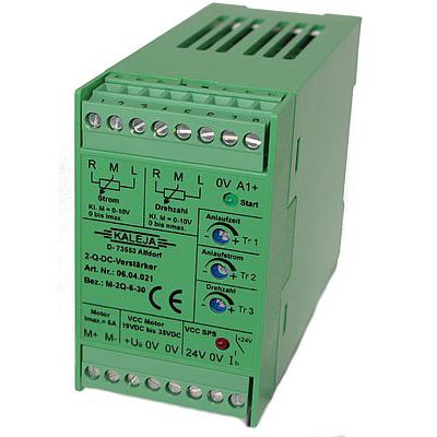 Bürstenbehafteter Drehzahlregler - M-2Q-6-30 - KALEJA GmbH - DC / Analogeingang / Digitaleingang