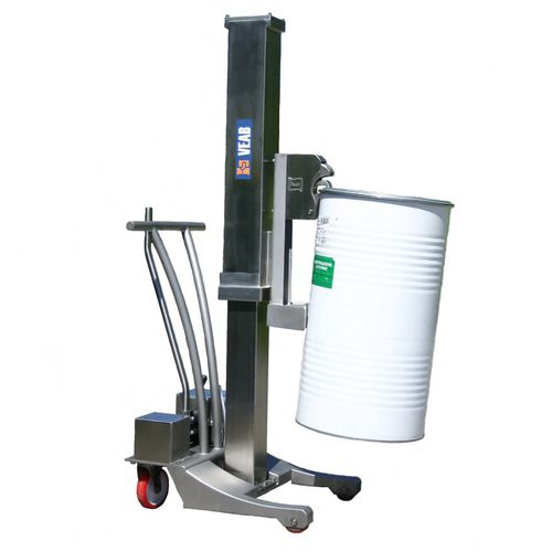 Manueller Fassheber - BS120 - VEAB - Säulen / mit Greifsystem / Edelstahl
