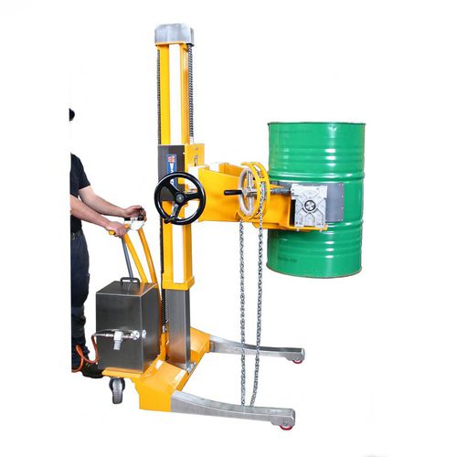 Pneumatischer Stapler - BS120 DVP - VEAB - hydraulisch / Geh / für die Pharmaindustrie