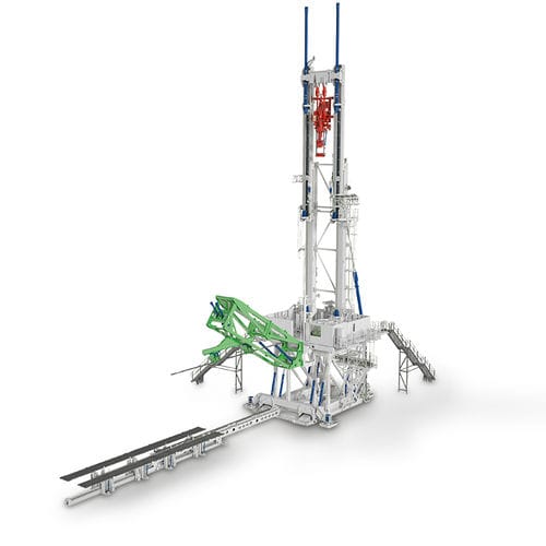 Geothermie-Bohrgerät - Herrenknecht AG - für Tiefbohrung / festinstalliert / drehbar