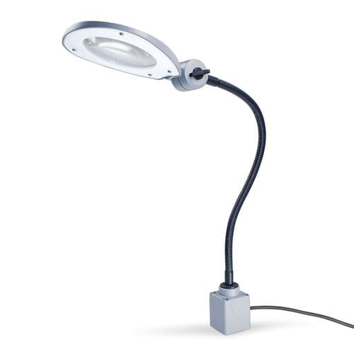 LED-Lupenlampe - CENALED LENS Flexarm AC - LED2WORK GmbH - Tischgerät / zur Qualitätskontrolle / Arbeit