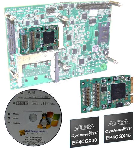 PCIe-Konverterkarte - GEB Enterprise - E/A / FPGA