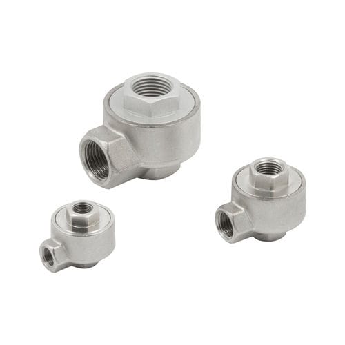 Pneumatisch gesteuertes Ventil - VSR  - METAL WORK - vernickeltes Messing / Schnellentlüftung / kompakt