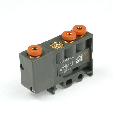 Ventil mit logischer Funktion - W360400000 series - METAL WORK - pneumatisch gesteuert / für Druckluft / DIN