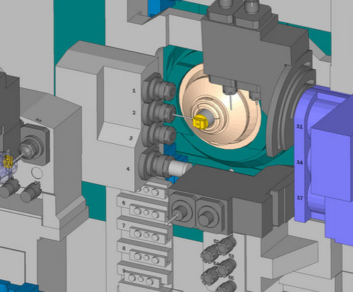 Programmiersoftware - Swiss-Style - ESPRIT by DP Technology - Simulation / Steuerung / CAD