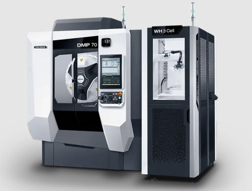 Roboterzelle für Materialumschlag - WH 3 Cell - DMG MORI - Für Dreh-Schleifzentrum / kompakt