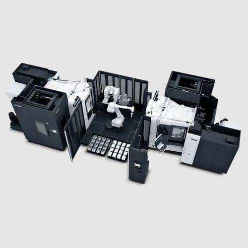 Roboterzelle zum Laden - MATRIS - DMG MORI - für Materialumschlag / für Bearbeitungszentrum