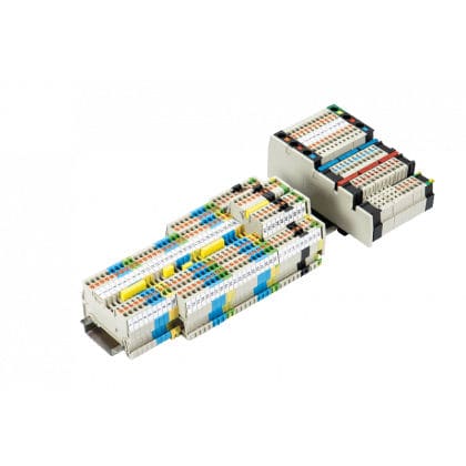 Klemmenblock auf DIN-Schiene - fasis WTP - WIELAND ELECTRIC - Push-in / kompakt