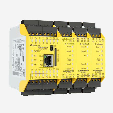 Sicherheitsrelaismodul - SAMOS® PRO series - WIELAND ELECTRIC - Hutschienen