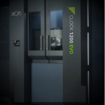 5-Achs-Bearbeitungszentrum - CLOCK 1200 EVO - MCM Machining Centers Manufacturing - 4-Achs / vertikal / Schwenkbarer Drehtisch