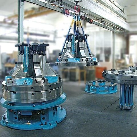 Palettenwechsler für Bearbeitungszentren - VL2-CR 1600 - ROTOMORS