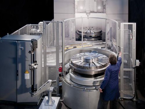 Palettenwechsler für Bearbeitungszentren - VL2-C1250 - ROTOMORS