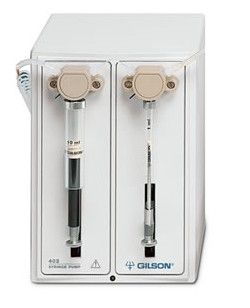 Spritzenpumpe - 1 µl - 25 ml | 402 series - Gilson international - für Lebensmittel / schrittmotorgesteuert / Industrie