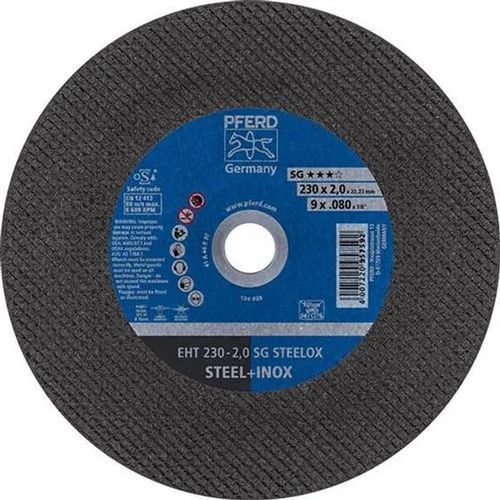 Trennscheibe für Blech - EHT 230-2,0 SG STEELOX - PFERD - für Stahl / für Edelstahl / dünn
