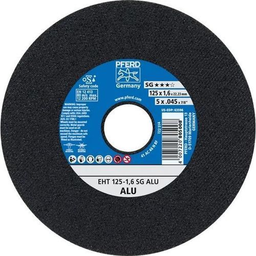 Trennscheibe für Aluminium - EHT 125-1,6 SG - PFERD