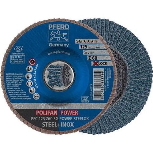 Schleifscheibe zum Schleifen - PFC 125 Z 60 SG - PFERD - schnell montierbar