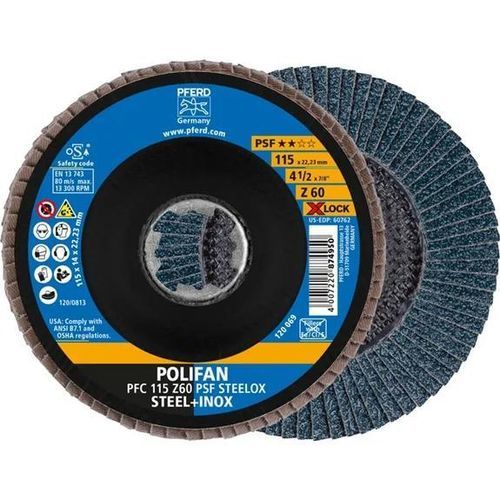 Lamellenscheibe zur Endbearbeitung - PFC 115 Z 60 PSF STEELOX/X-LOCK - PFERD