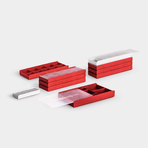 Verpackungsbox für Einsatzteil - IB-W series - rose plastic - Kunststoff