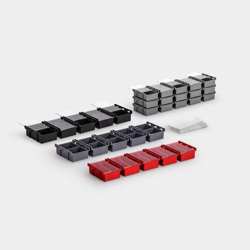 Kunststoffverpackung - InsertSplitBox SL - rose plastic - für Wendeschneidplatten