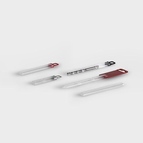 Rechteckige verpackungshülse - DYR series - rose plastic - für Elektrode / für Bohrer / für Sägeblatt