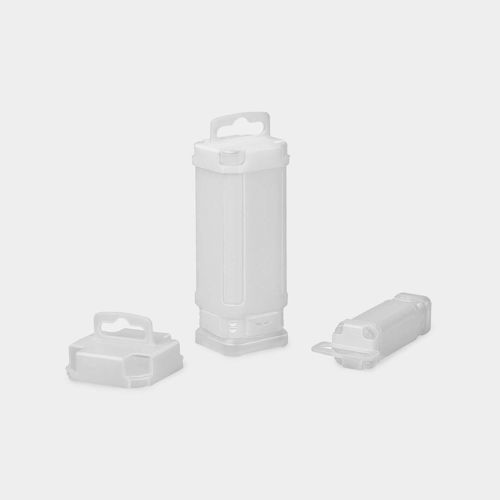 Quadratische Kappe - BK series - rose plastic - PE / PP / Recyclingkunststoff