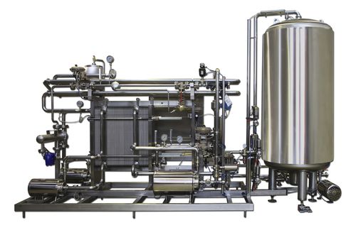 Dampf-Pasteurisierer - FISCHER Maschinen- und Apparatebau GmbH - für Bier / für Wärmetauscher / automatisch