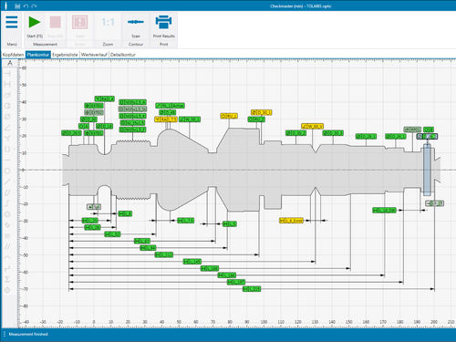 Analysesoftware - Tolaris - JENOPTIK Industrial Metrology Germany GmbH - Schnittstellen / Mess / Reporting