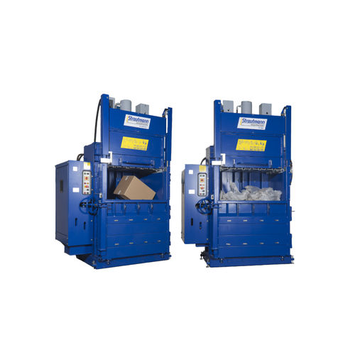 Ballenpresse für Karton - PP 1208, PP 1208 Plus70  - Strautmann Umwelttechnik - für Papier / vertikal / mit Frontöffnung