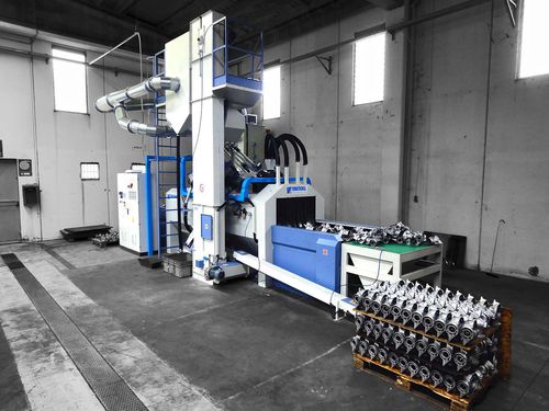 Band-Strahlanlage - NTOR - TURBOTECNICA - für Metall / kontinuierlich