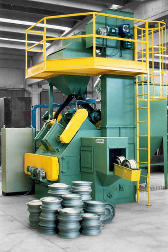 Rollbahn-Strahlanlage - GR - TURBOTECNICA - für Felgen / automatisch