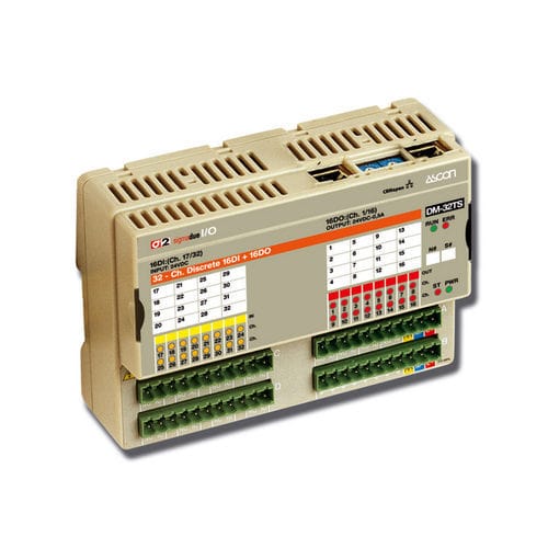 Digitales E/A-Modul - DM-32TS - ASCON TECNOLOGIC - CANopen / 16 E/A / 16 A