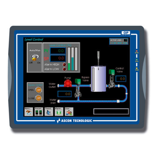 Bedienterminal mit Touchscreen - OPMT 8150XE/N - ASCON TECNOLOGIC - einbaufähig / 1024 x 768 / TFT LCD