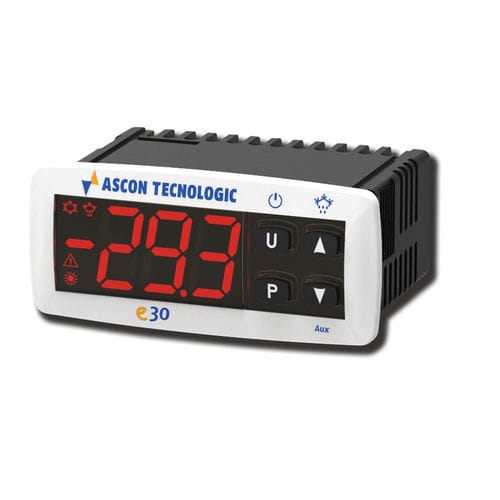 Temperaturcontroller mit Digitalanzeige - E30 - ASCON TECNOLOGIC - IP65 / für Kühlzwecke / für Schalttafeleinbau
