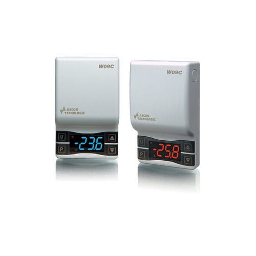 NTC-Thermostat - W09C - ASCON TECNOLOGIC - mit Relais / wandmontiert / mit Temperaturfühler
