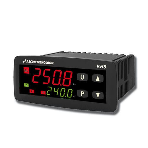 LED-Doppelanzeige-Temperaturregler - KR5 - ASCON TECNOLOGIC - PID / programmierbar / UL