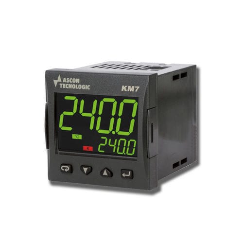 LED-Doppelanzeige-Temperaturcontroller - KM7 - ASCON TECNOLOGIC - PID / programmierbar / UL